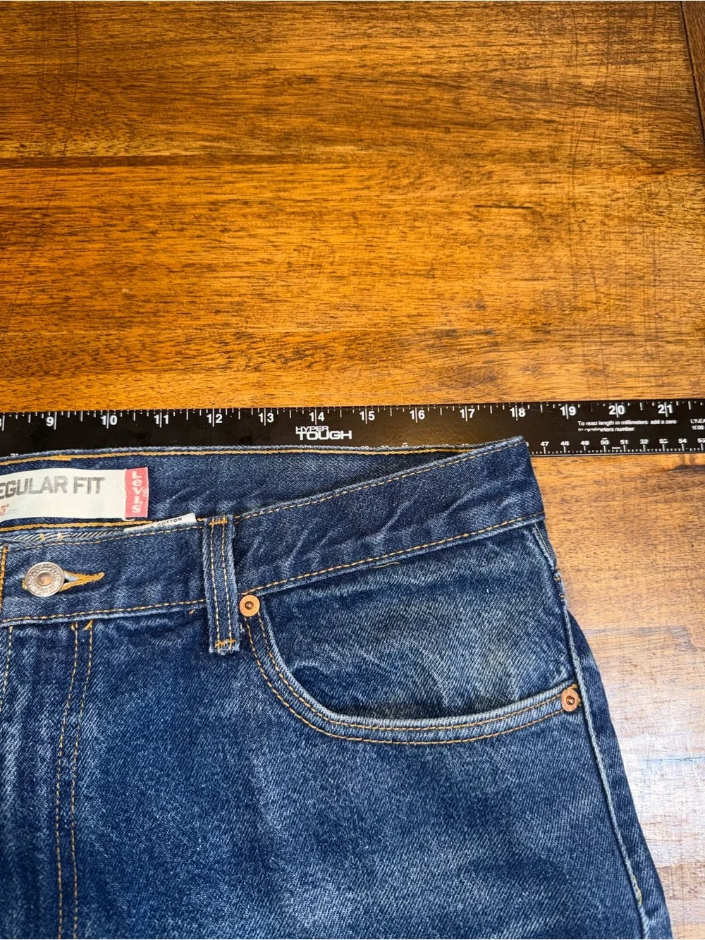 Levis 505 Jeans Mens 36x30 Blue Medium Wash Straight Leg Timeless Heritage
